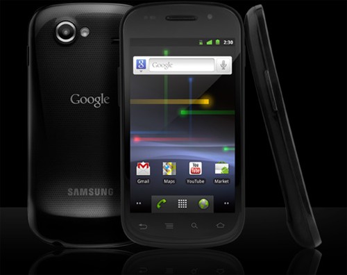 Teléfono Nexus S de Google y Samsung