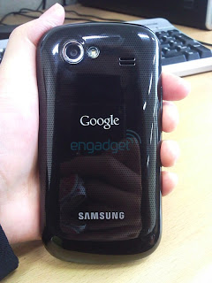 Parte posterior del Nexus S de Google